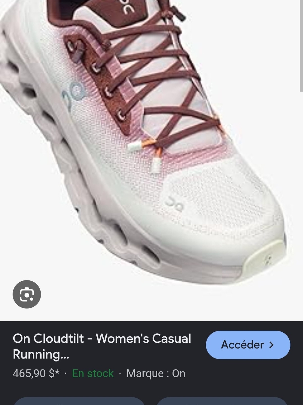 On Running Cloudtilt Women's Running Shoes - White, Pink & Brown